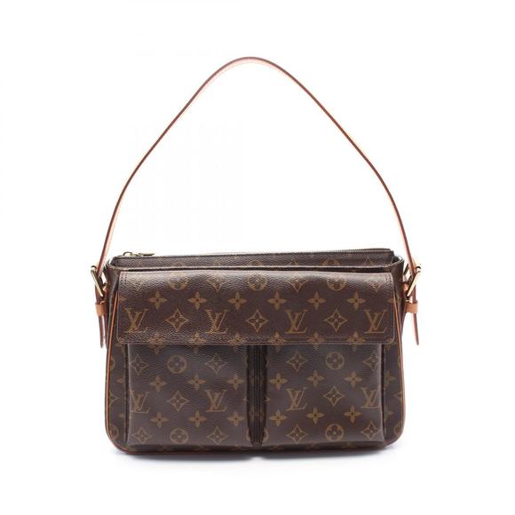 Louis Vuitton Viva Cite GM Monogram Shoulder Bag Leather Brown - Picture 1 of 7